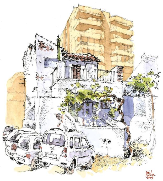 Málaga a trazos: Calle Bolivia