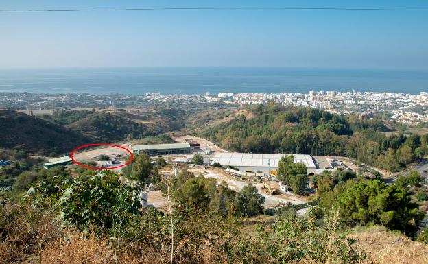 Marbella recupera después de tres años un punto para recepcionar escombros y poda