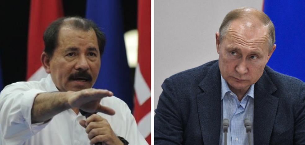 Putin le dice a Ortega que puede contar siempre con la ayuda de Rusia