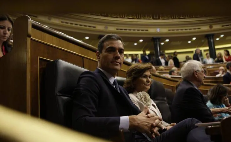 Imágenes del segundo día del debate de investidura de Pedro Sánchez