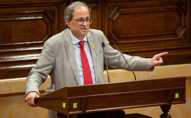 Torra desafía a Sánchez y amenaza con la vía unilateral