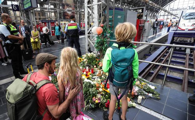 La policía suiza buscaba al hombre que arrojó a un niño al tren en Fráncfort