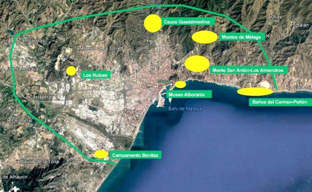 El Ayuntamiento impulsa la creación de un anillo verde en la bahía de Málaga