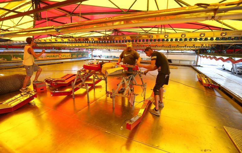 Los preparativos para la feria más larga de la historia