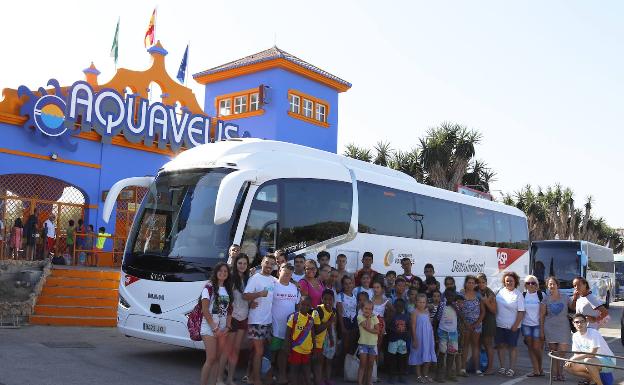 La solidaridad también viaja en bus