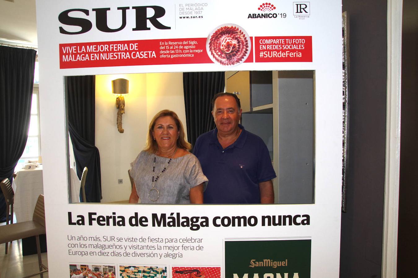 Las fotos en la caseta del centro de SUR