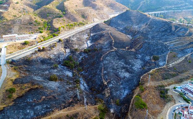 Extinguido el incendio de Marbella que obligó al desalojo de 40 viviendas el jueves