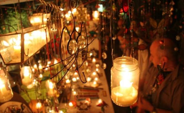 Compras a la luz de las velas este fin de semana en Málaga