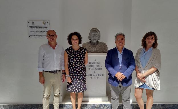 Vélez-Málaga refuerza el legado de María Zambrano a través de un convenio con la Universidad Complutense de Madrid