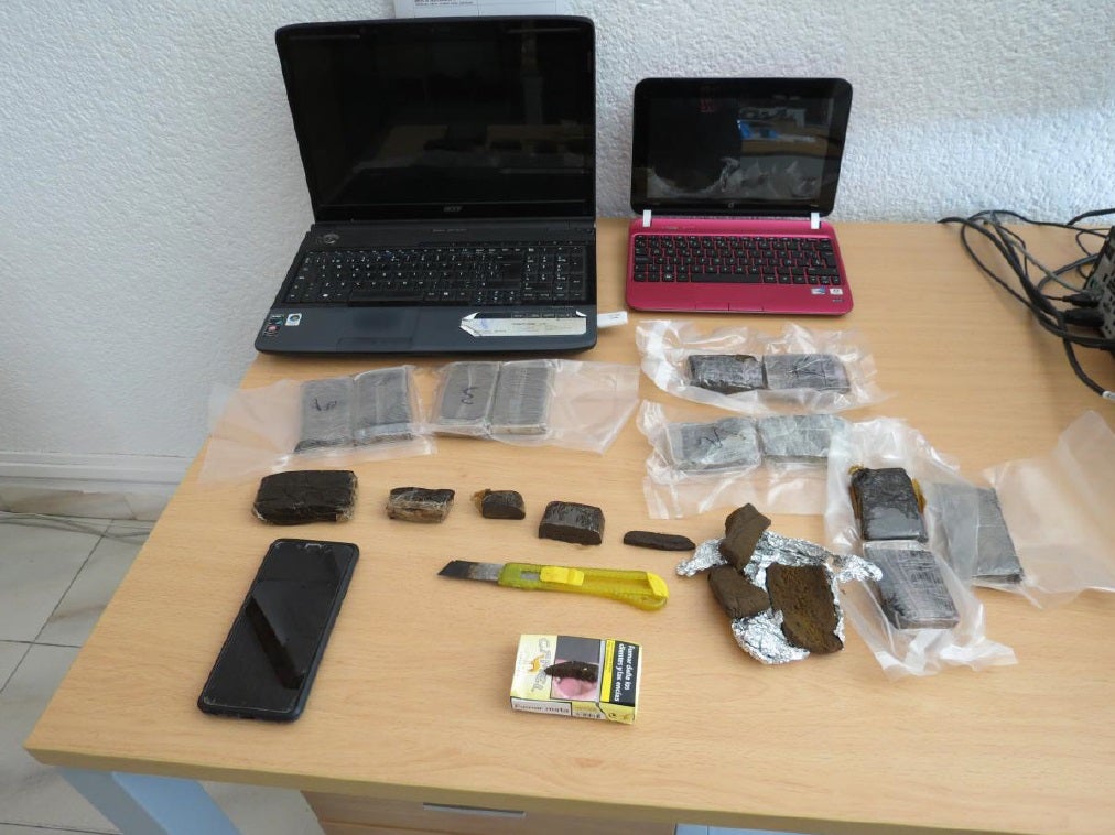 La Policía Nacional detiene en Mijas a uno de los principales distribuidores de hachís