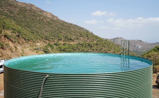 Coín habilita la balsa de extinción de Sierra Negra, arrasada por las lluvias de 2018