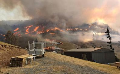 Los bomberos de Australia luchan para controlar y extinguir más de 100 incendios forestales