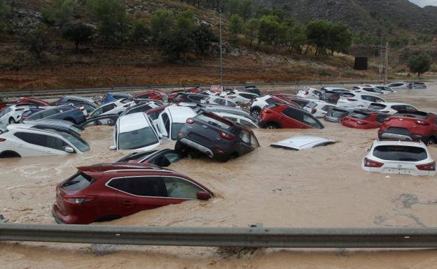 Los destrozos de la lluvia en Albacete y la Comunidad Valenciana, en vídeo