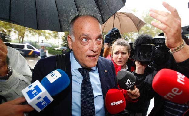 Tebas apunta a que Ballesteros era el encargado de repartir el dinero del amaño