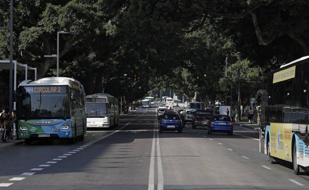 La calzada central de la Alameda vuelve a acoger el tráfico privado