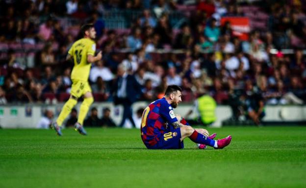 Messi acusa la falta de pretemporada