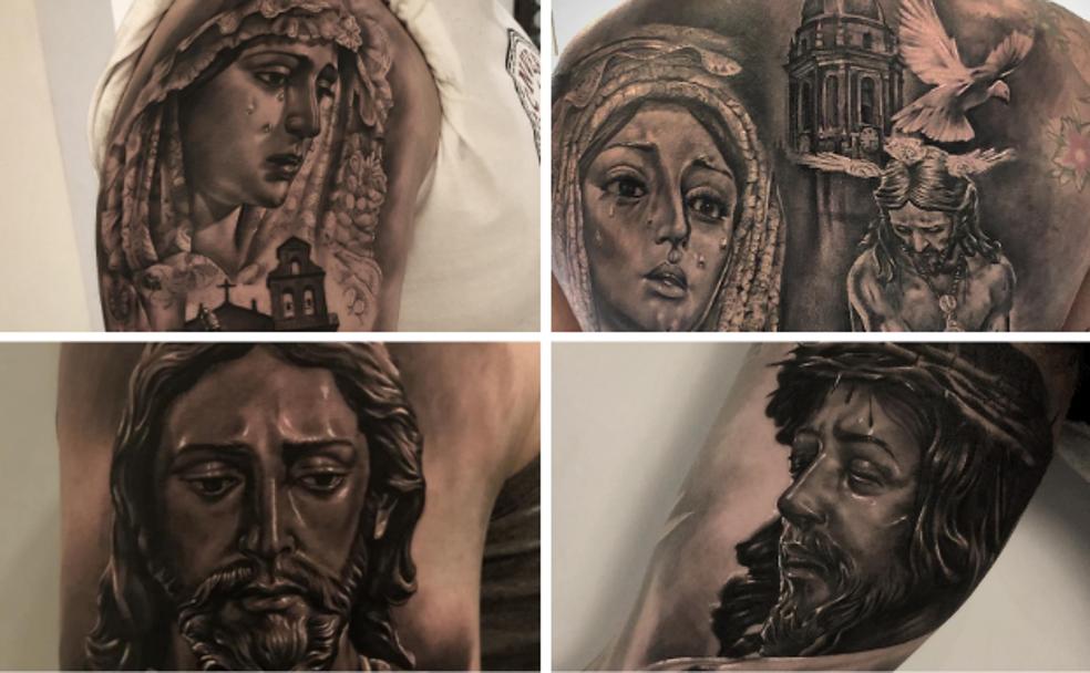 Un malagueño especialista en tatuajes cofrades