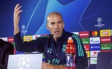 Zidane lamenta que el Madrid tirase la primera parte