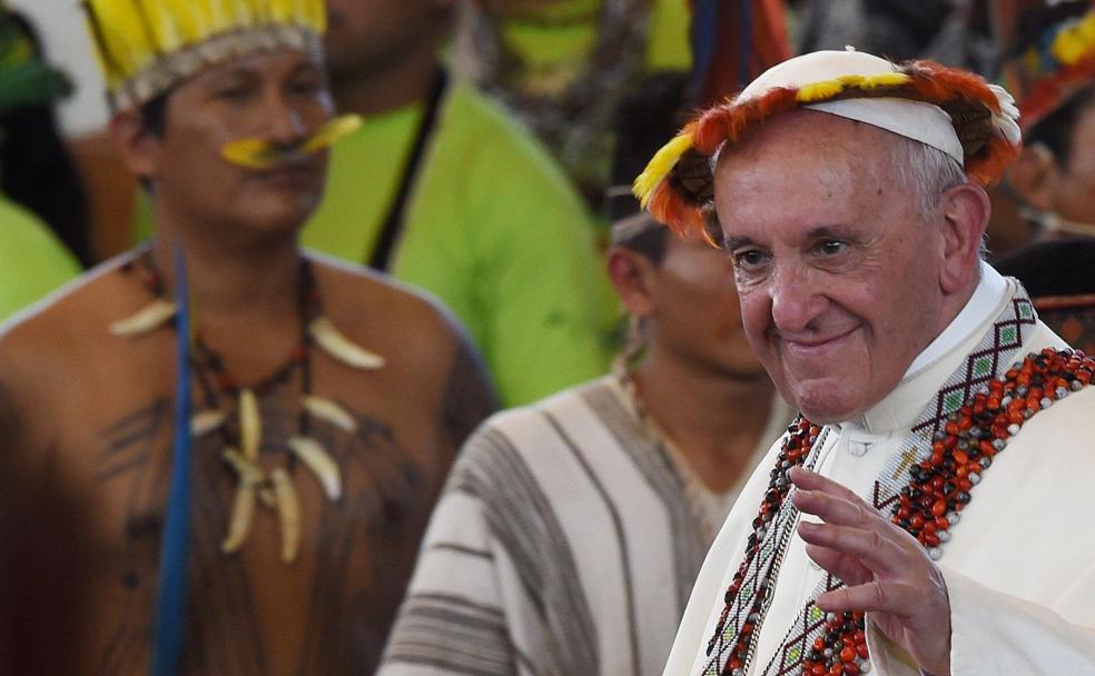 El Papa se 'amazoniza'