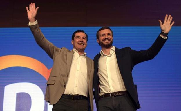 Juanma Moreno: «España necesita las recetas del PP en Andalucía»