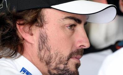 Alonso abandona tras sufrir un accidente