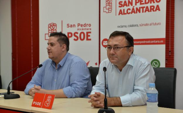 Miguel Ángel Heredia pide en San Pedro el «voto útil» al PSOE para frenar a la derecha