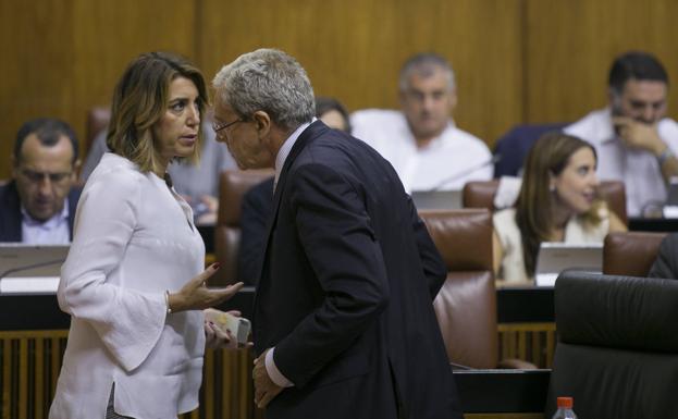 Las comparecencias de Díaz y Moreno en la comisión de la Faffe enfrentan a los partidos en el Parlamento