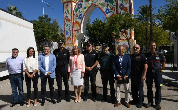 Más de 170 efectivos diarios velan por la seguridad de la feria
