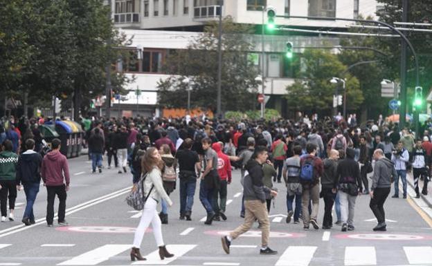 Incidentes en Bilbao y Valencia durante las protestas contra la sentencia del 'procés'