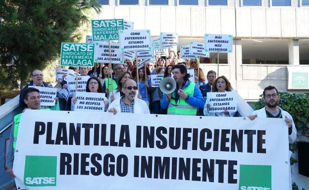 Nuevas concentraciones sindicales en el Materno para denunciar la falta de personal