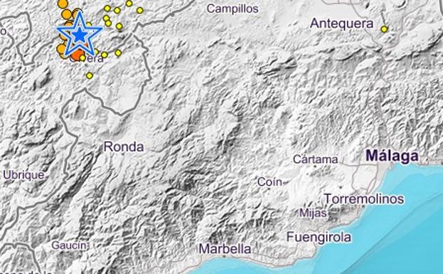 Un terremoto de magnitud 4,7 en Pruna se siente con intensidad en la provincia de Málaga