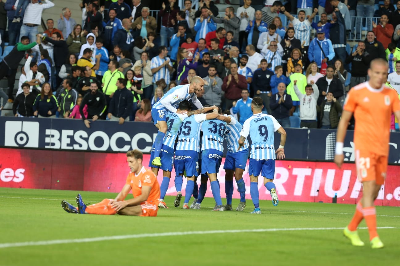 Las mejores imágenes del Málaga - Real Oviedo