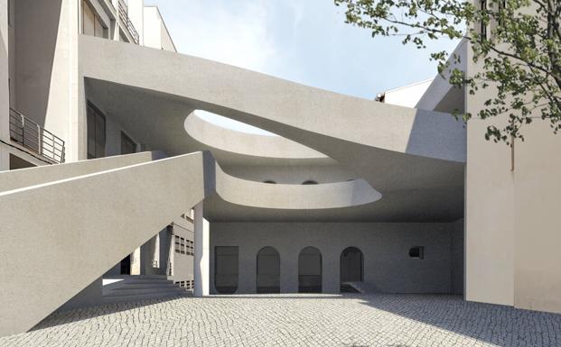 El arte innovador se plasma en el edificio