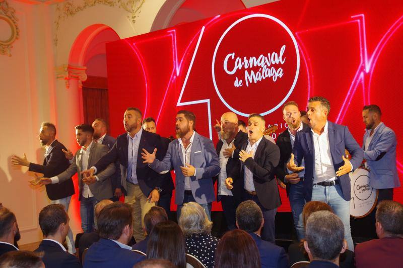 Presentación del 40 aniversario del Carnaval de Málaga