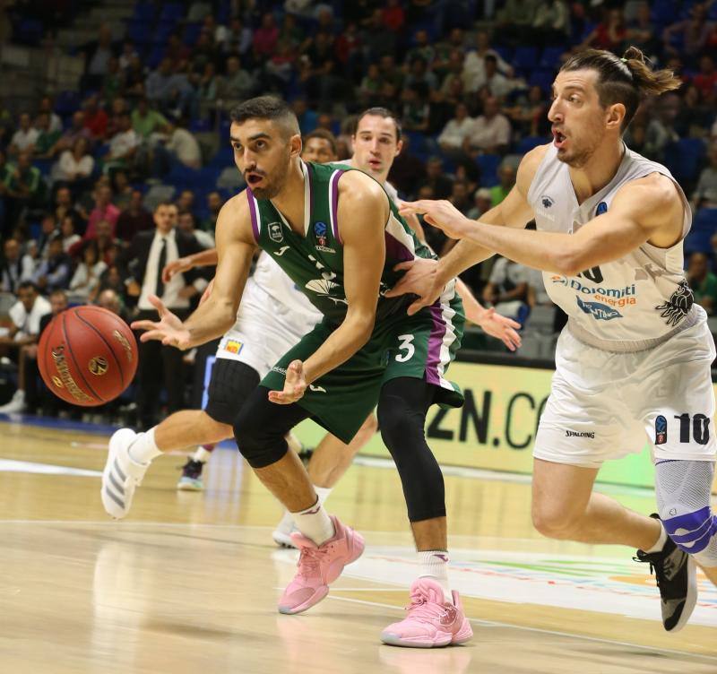 El Unicaja-Dolomiti Trento, en imágenes