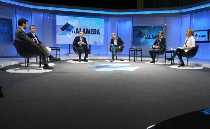 Los cinco candidatos por Málaga arrancan la campaña en SUR y 101TV