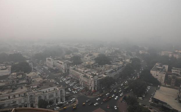 Nueva Delhi suspende las clases hasta el 5 de noviembre por la contaminación