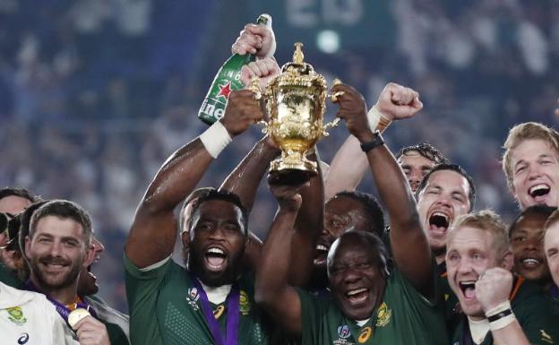 Sudáfrica arrasa a Inglaterra y se lleva su tercera Copa del Mundo de Rugby