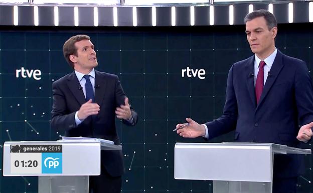 Los cinco líderes echan el resto para movilizar a los indecisos en su único debate de campaña