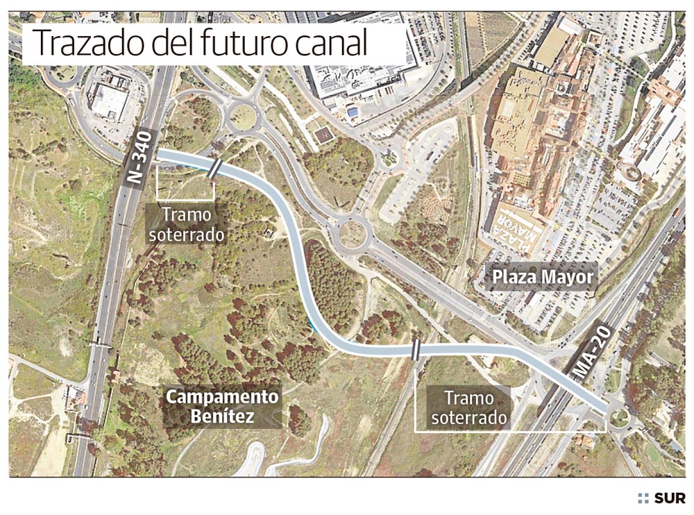 Las sentencias que anulan los mapas de inundabilidad ponen en duda el encauzamiento de un arroyo en el Benítez
