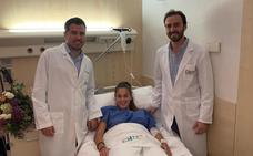 Ruth, operada con éxito del ligamento cruzado anterior