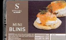 Aldi confirma la contaminación por listeria de un lote de su producto 'Mini Blinis'