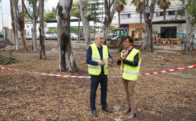 El parque en el antiguo 'camping' de los Baños del Carmen abrirá al público antes de Navidad