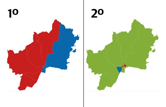 Vox se convierte en el segundo partido más votado en siete distritos de Málaga capital el 10N