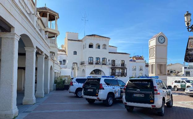 Gran despliegue de la Guardia Civil contra el narcotráfico en Nerja