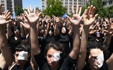 Paro nacional en Chile contra la reforma constitucional que plantea Piñera