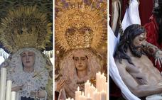El restaurador Francisco Naranjo interviene tres imágenes titulares de la Semana Santa de Málaga
