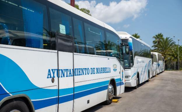 Marbella sustituye tres autobuses escolares por unidades de segunda mano
