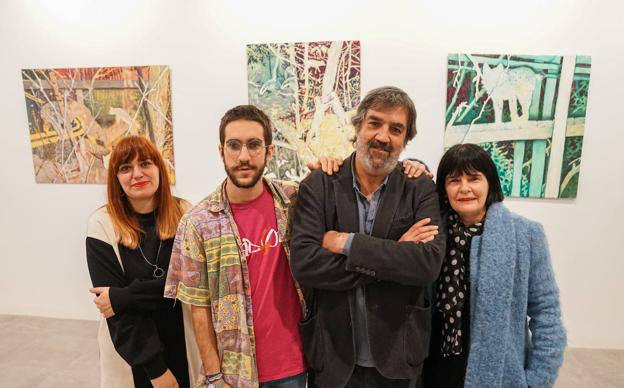 Idígoras y su hijo Pablo Rodríguez exponen en el Contenedor Cultural