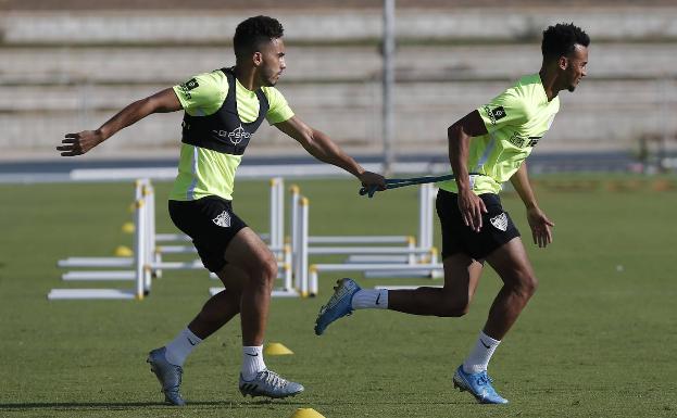 Hicham sigue sin entrenarse y es duda para el duelo ante el Tenerife